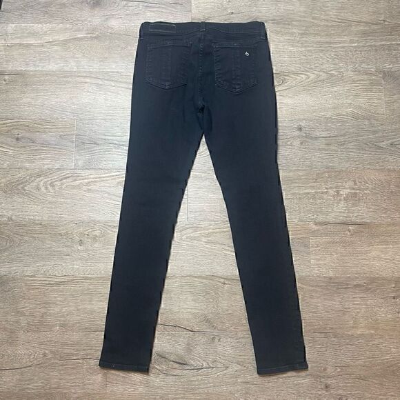 Rag & Bone Jeans Womens Dark Denim Low Rise Skinny Leg Pants Size 28 - Picture 4 of 8